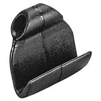 Gancho para toldos/capotas, preto, 40mm x 40mm