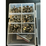 Kit Botões / molas para toldo lona em inox
