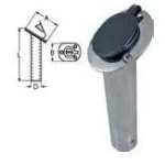Suporte Cana Aço Inox 245x115x50