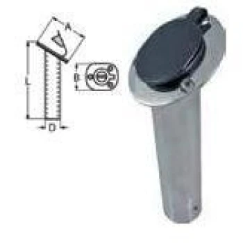 Suporte Cana Aço Inox 245x115x50
