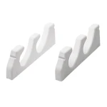 Porta canas branco 2 canas 222mm