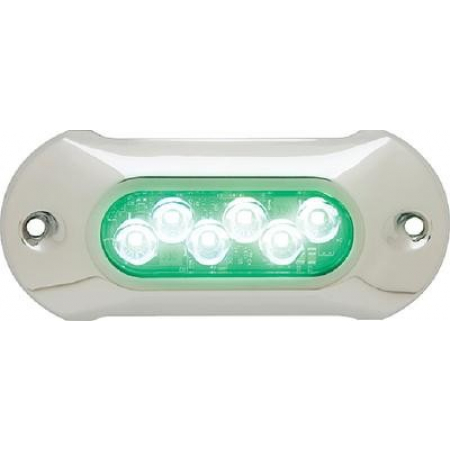 Luzes LED Submersíveis com Armadura Verde com 2750 Lumens