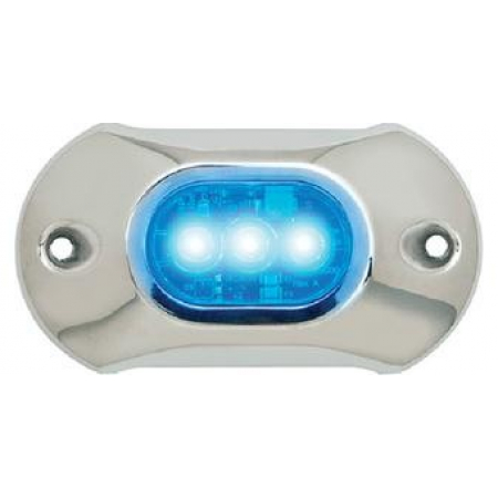 Luzes LED Submersíveis com armadura azul de 800 LUMENS