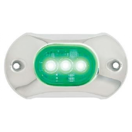 Luzes LED Submersíveis com Armadura Verde com 1350 Lumens