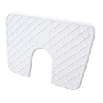 Apoio p/motor fora de bordo-painel de popa 32x22cm branco