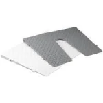 Placa em cunha branca para motores fora de borda – Plastimo