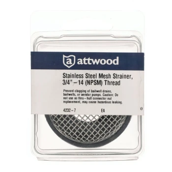Filtro de aço inox para adaptar bombas de viveiro