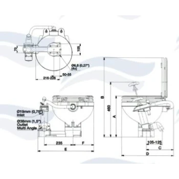 WC manual Johnson compact