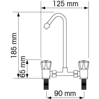 Torneira misturadora Plastimo