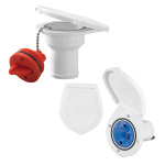 Bocal de abastecimento com tampa em plástico para gasolina