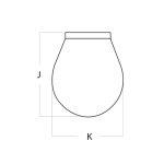 Bocal de Abastecimento c/ Tampa em Plástico para Água – Ø38mm