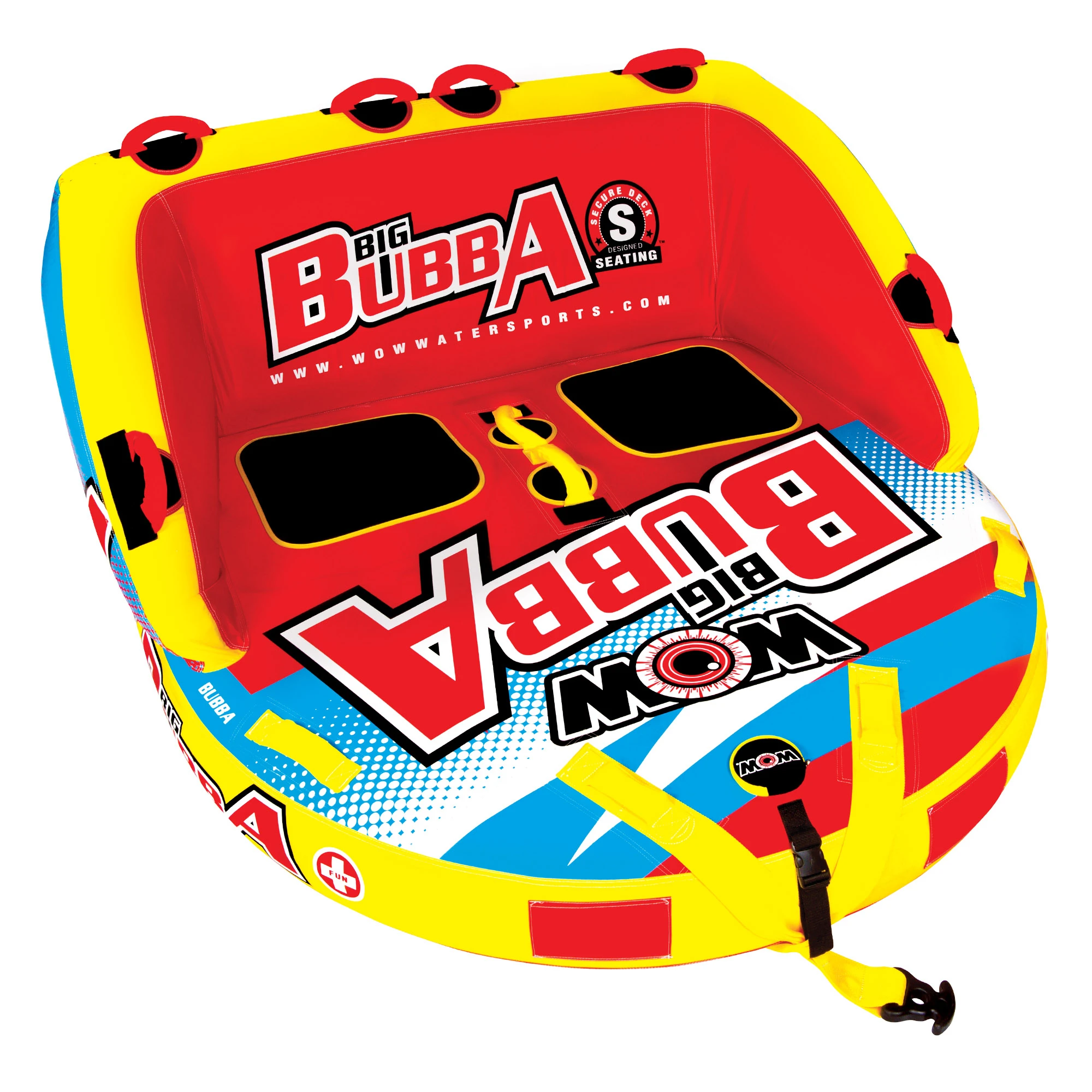 Bóia Deslizadora Big Bubba HI-VIS 2 Pessoas Bóia Deslizadora Big Bubba HI-VIS 2 Pessoas