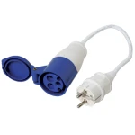 Conj. c/ tomada fêmea 16A e conector Schuko 16A, 220-240V