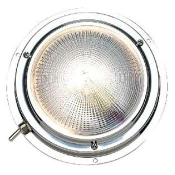 Luz Led Cabine Flush Aço Inox Diam.102mm - Seachoice