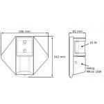 Conjunto de luz de mastro com luz de deck