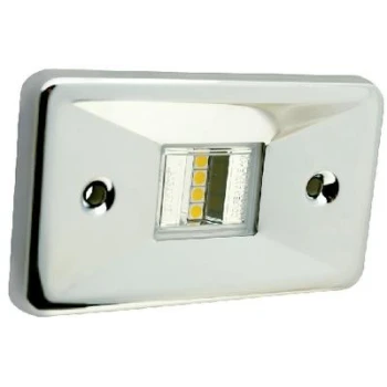 Luz de Alcance Rectangular em Aço Inoxidável