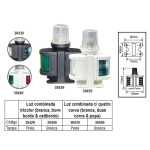 Luz combinada c/4 cores (branca, 2 cores e popa)