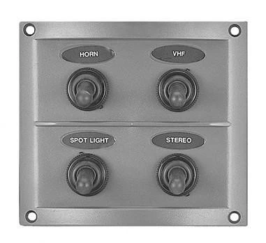 Quadro Elétrico Estanque - 4 Interruptores Quadro Elétrico Estanque - 4 Interruptores