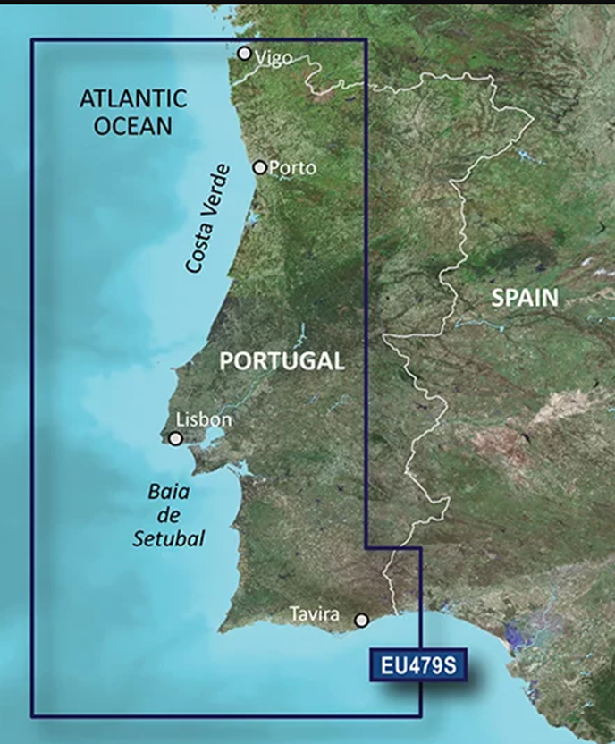Carta Garmin Portugal VEU479S Carta Garmin Portugal VEU479S