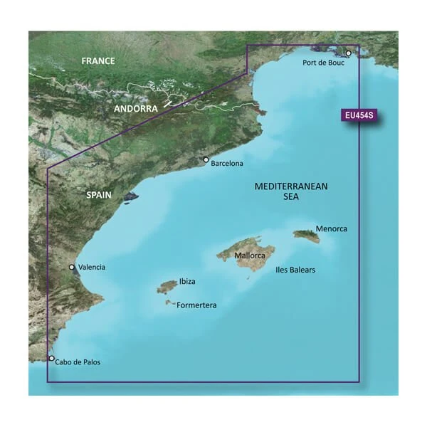 Carta Garmin Catalunha e Valências Carta Garmin Catalunha e Valências