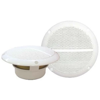 Conjunto de 2 colunas de Som SeaSound 80W, 5 1/4 , branco