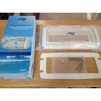 Tampa de protecção de rádio estanque Branca