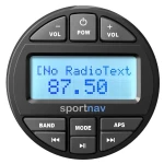 Media Center Sportnav Music (sistema de áudio a prova água)