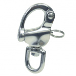 Mosquetão Giratório em Inox 70 mm