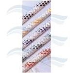 Cabo adriça 14mm branco/ vermelho