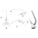 Ancora Kobra articulada 8m 6kg