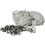 Conjunto fundear cabo 10mm + corrente 1.5mtr.