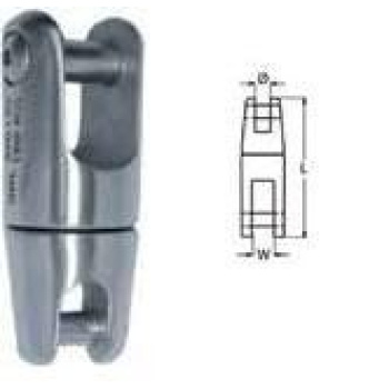 Conetor âncora aço inox 10-13 mm Plastimo