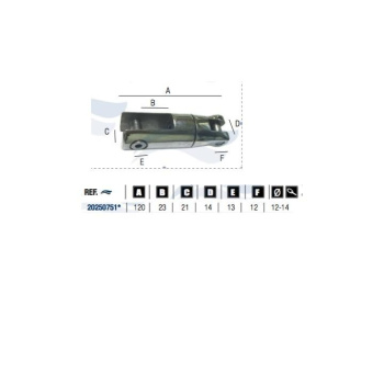 Conector ancora/ corrente 12-14mm