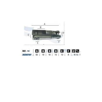 Conector para ancora/ corrente 8-10mm