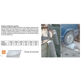Defensa Insuflável Easystore -L:50Cm Ø20Cm