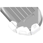 Defensa de cais Plastimo Bumper® Articulada Mod. C Standard Branca 18 Ø X 80 Cm