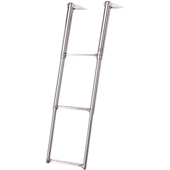 Escada Telescópica 3 Degraus Rebatível