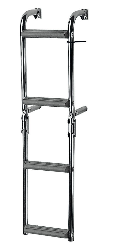 Escada Articulada - 2 + 2 Degraus - Inox Escada Articulada - 2 + 2 Degraus - Inox