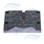 Anodo placa tipo OMC