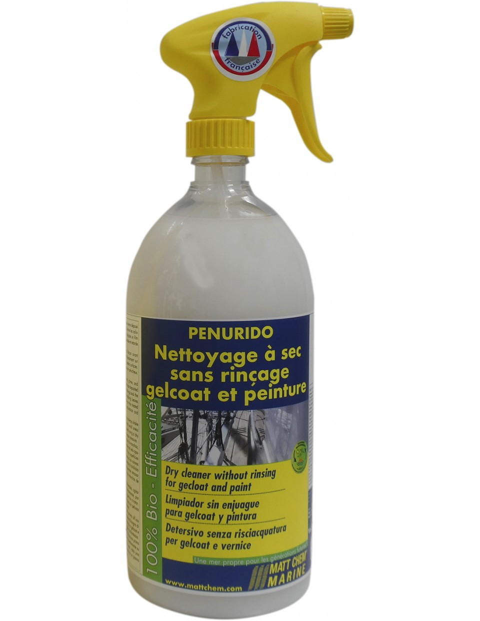 114M - PENURIDO - Spray limpeza a seco p/gelcoat - 500ml 114M - PENURIDO - Spray limpeza a seco p/gelcoat - 500ml