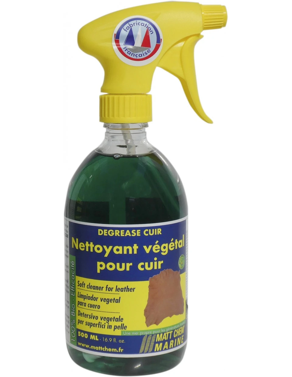 984M - DEGREASE CUIR - Desengordurante couros - 500ml 984M - DEGREASE CUIR - Desengordurante couros - 500ml
