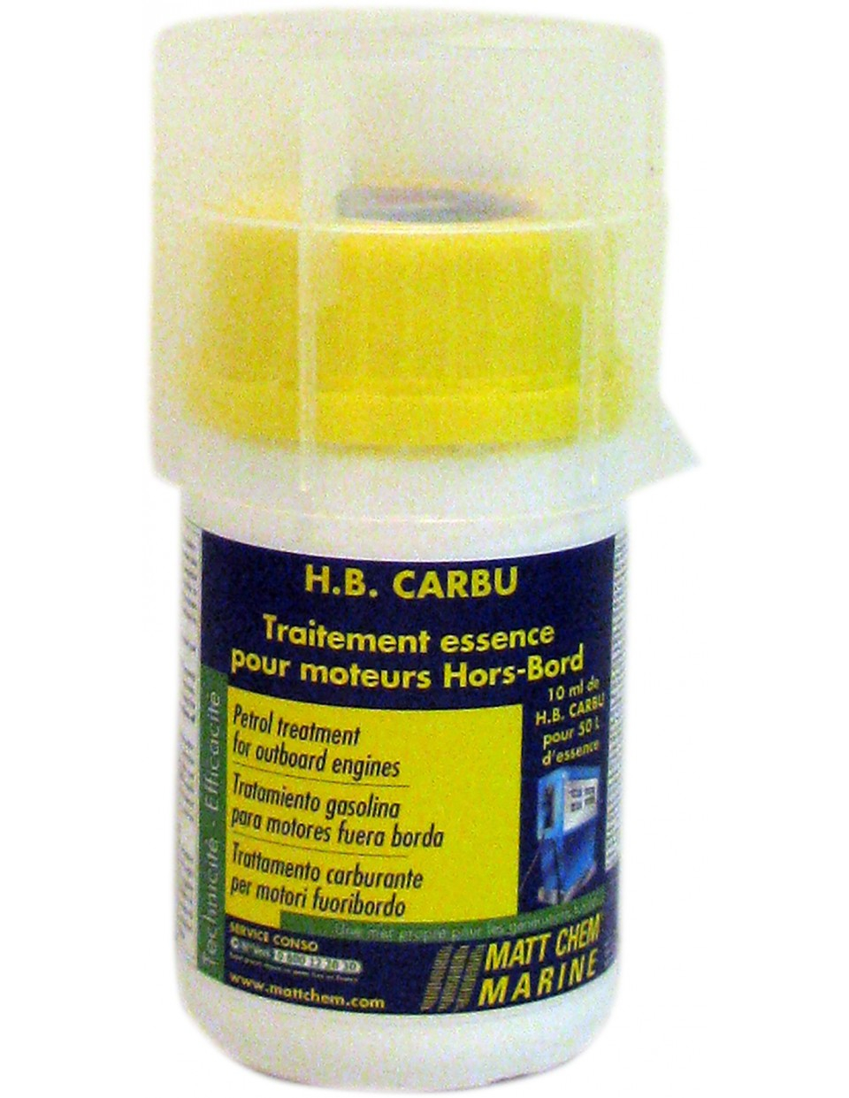 163M - HB CARBU - Trat. Combustível-Motores Fora bordo 100ml 163M - HB CARBU - Trat. Combustível-Motores Fora bordo 100ml