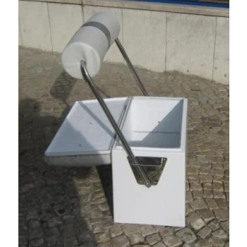 Banco em fibra de Vidro (52,50x 32x 40,50 cm)