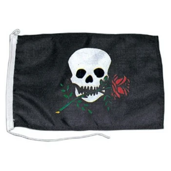 Bandeira Pirata com Rosa
