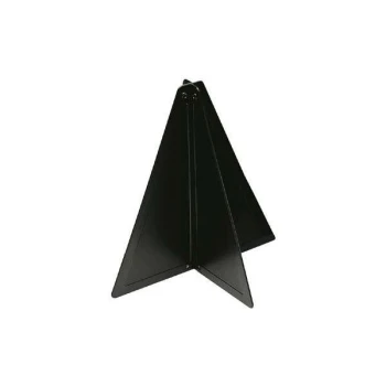 Cone de sinalização preto