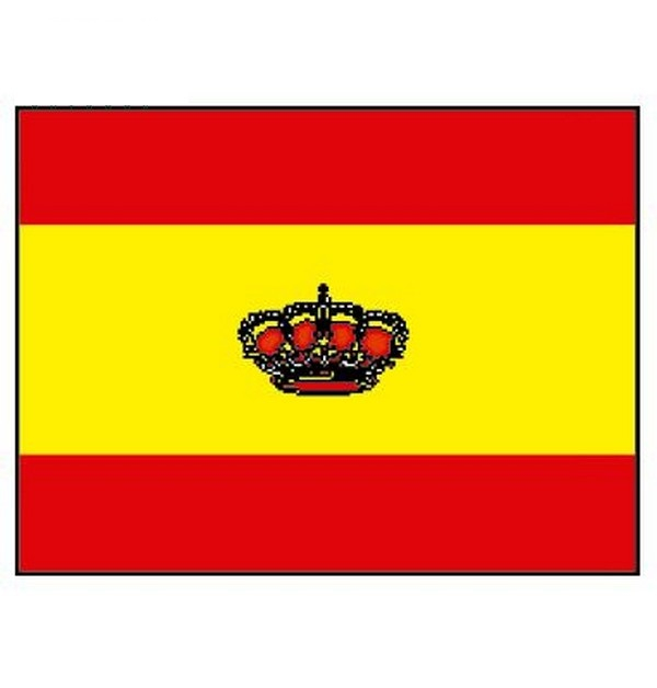 Bandeira Espanha 45X30cm Bandeira Espanha 45X30cm