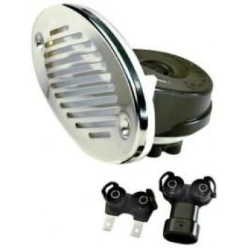 Buzina eletrica em aço inox