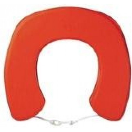 Bóia de segurança em ferradura laranja p/ resgate