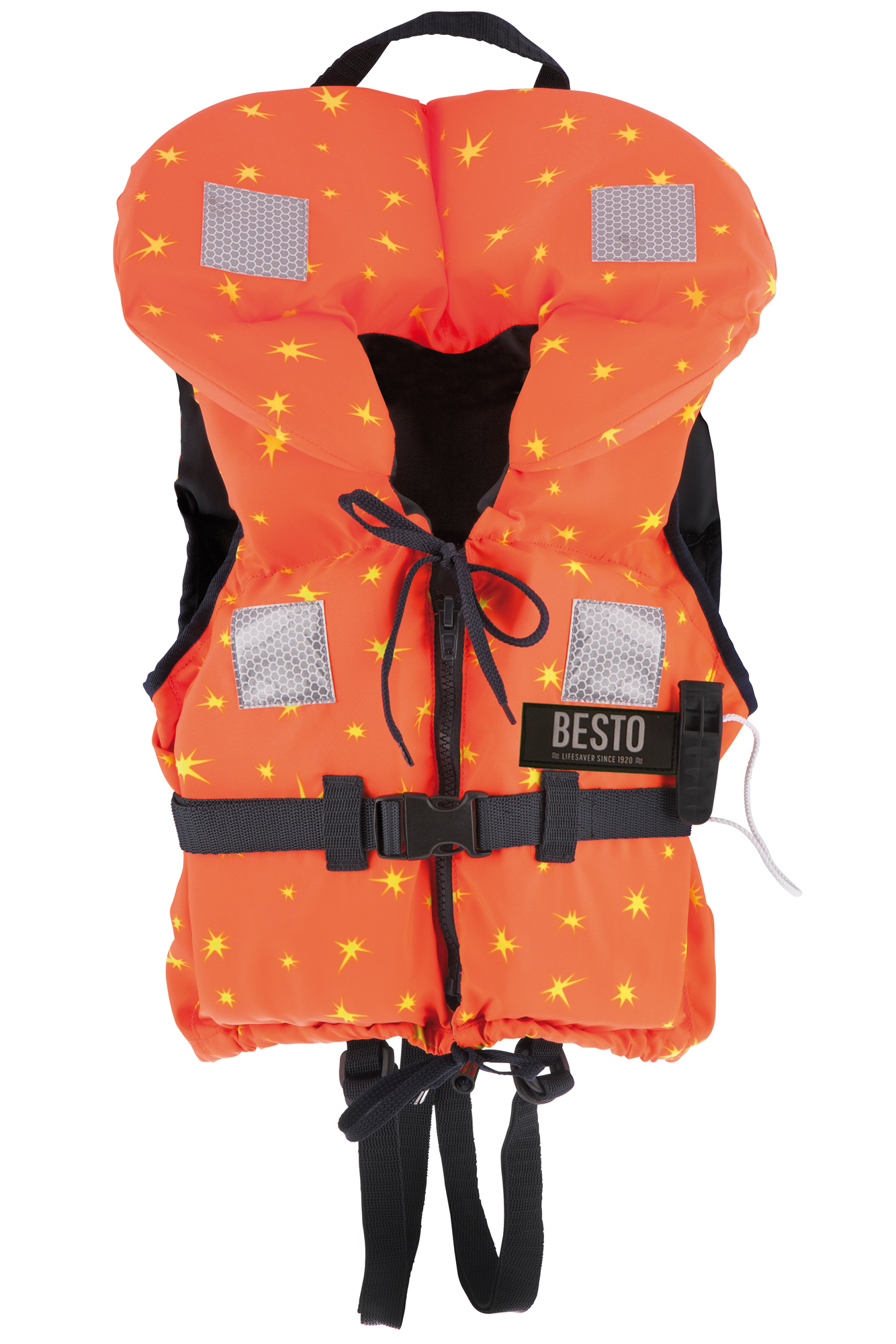 Auxiliar de Flutuação 30N - 0-15Kg - Laranja/Estrelas - Criança Auxiliar de Flutuação 30N - 0-15Kg - Laranja/Estrelas - Criança