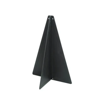 Cone de sinalização preto